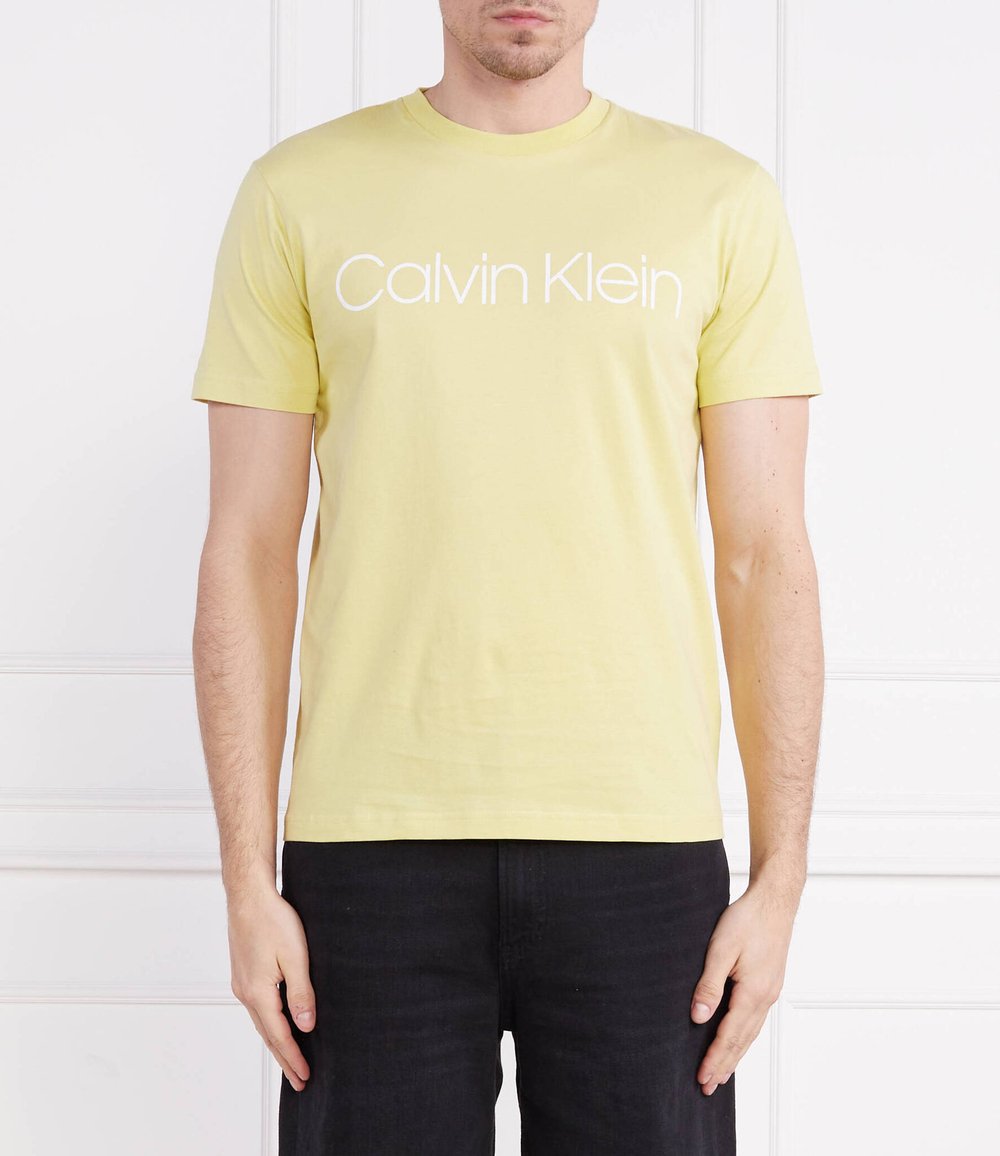 футболка front logo Calvin Klein - лимонный(K10K103078)