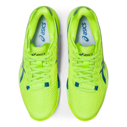 Женские теннисные кроссовки ASICS Solution Speed FF 2 Clay Court Shoe Women - Neon Green, Blue