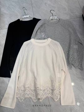 Джемпер молочный от Ermanno Scervino BP5-817770