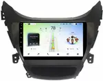 Магнитола для Hyundai Elantra 5 MD 2011-2013 - Teyes CC4L монитор 9" IPS, Android 14, Быстрая, Snapdragon 662, CarPlay, 4G SIM-слот
