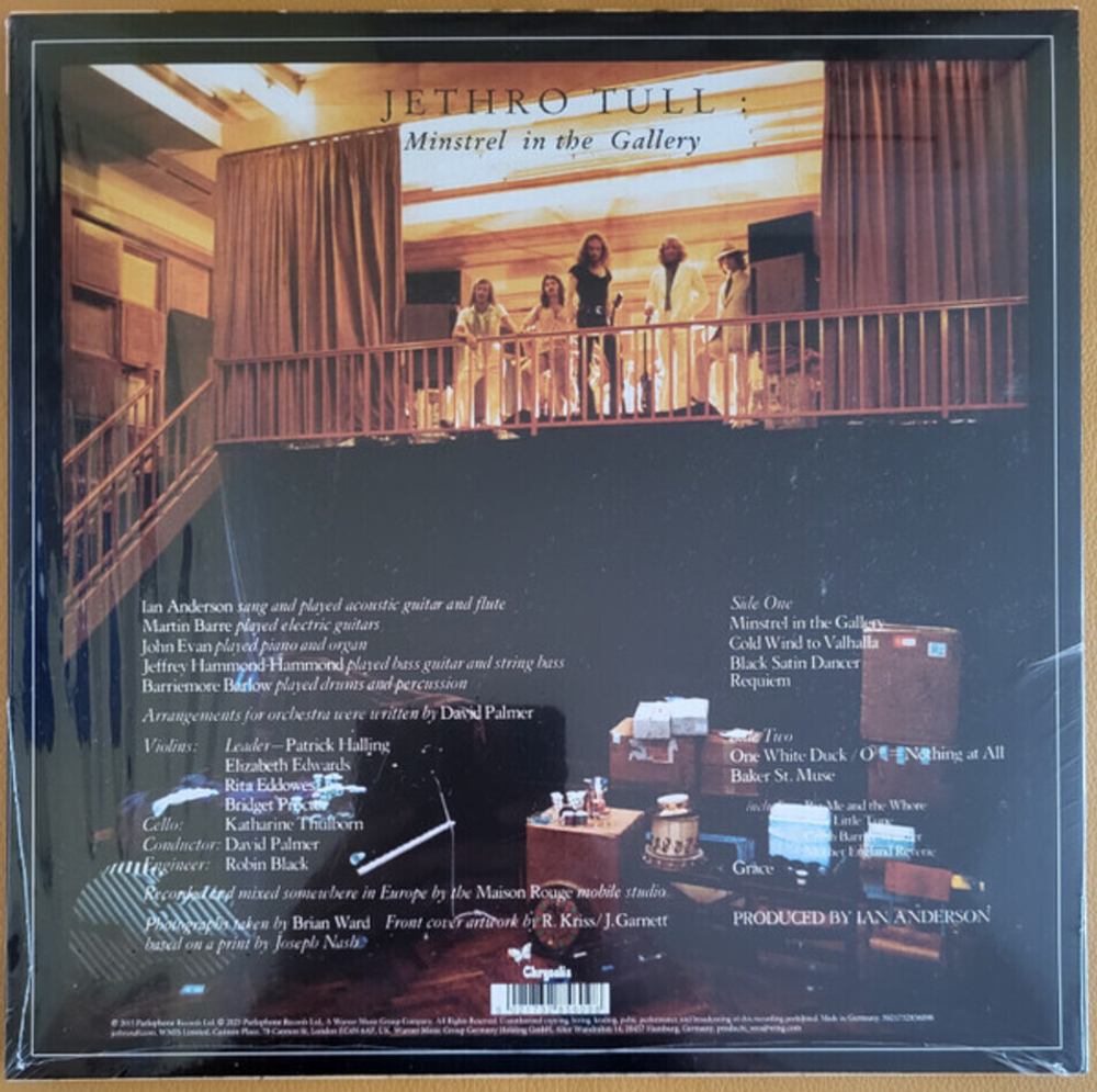 Jethro Tull / Minstrel In The Gallery (Limited Edition)(Coloured Vinyl)(LP)