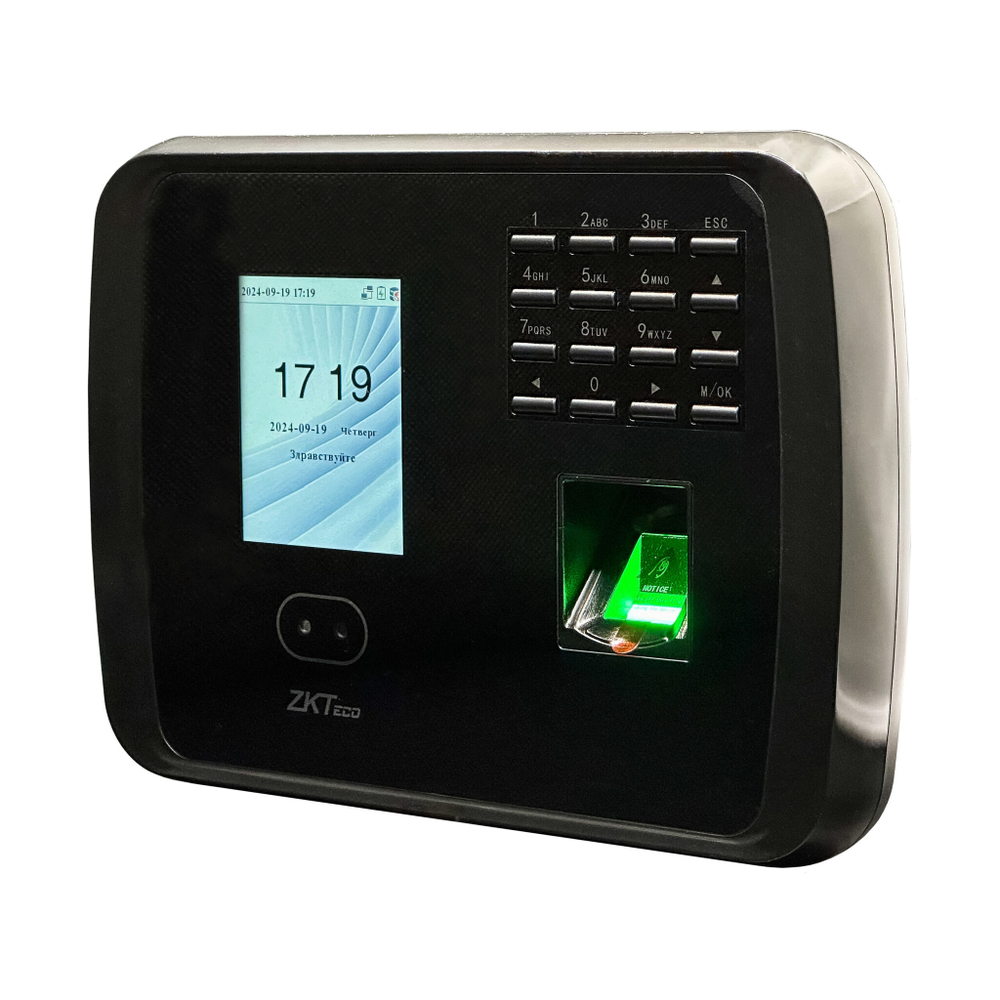 ZKTeco MB460 Plus [EM] ADMS, терминал учета рабочего времени с распознаванием лиц и отпечатков пальцев