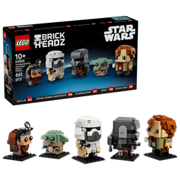 Конструктор LEGO BrickHeadz 40856 The Mandalorian and Grogu: Allies & Villains