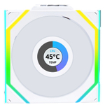 Вентилятор для корпуса Lian-Li Uni Fan SL Wireless 120 LCD Reverse ARGB белый 4-pin 31дБ