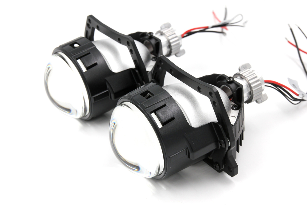 Билед модули M17, 2.5 дюйма, 35W/40W, 6000K, гаечное крепление и 3R (комплект, 2шт)