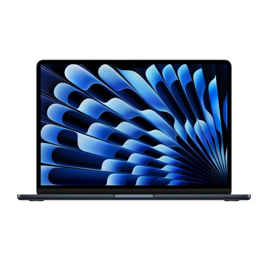 Apple MacBook Air 15" (M3, 8C CPU/10C GPU, 2024), 8 ГБ, 256 ГБ SSD, «полуночный черный»