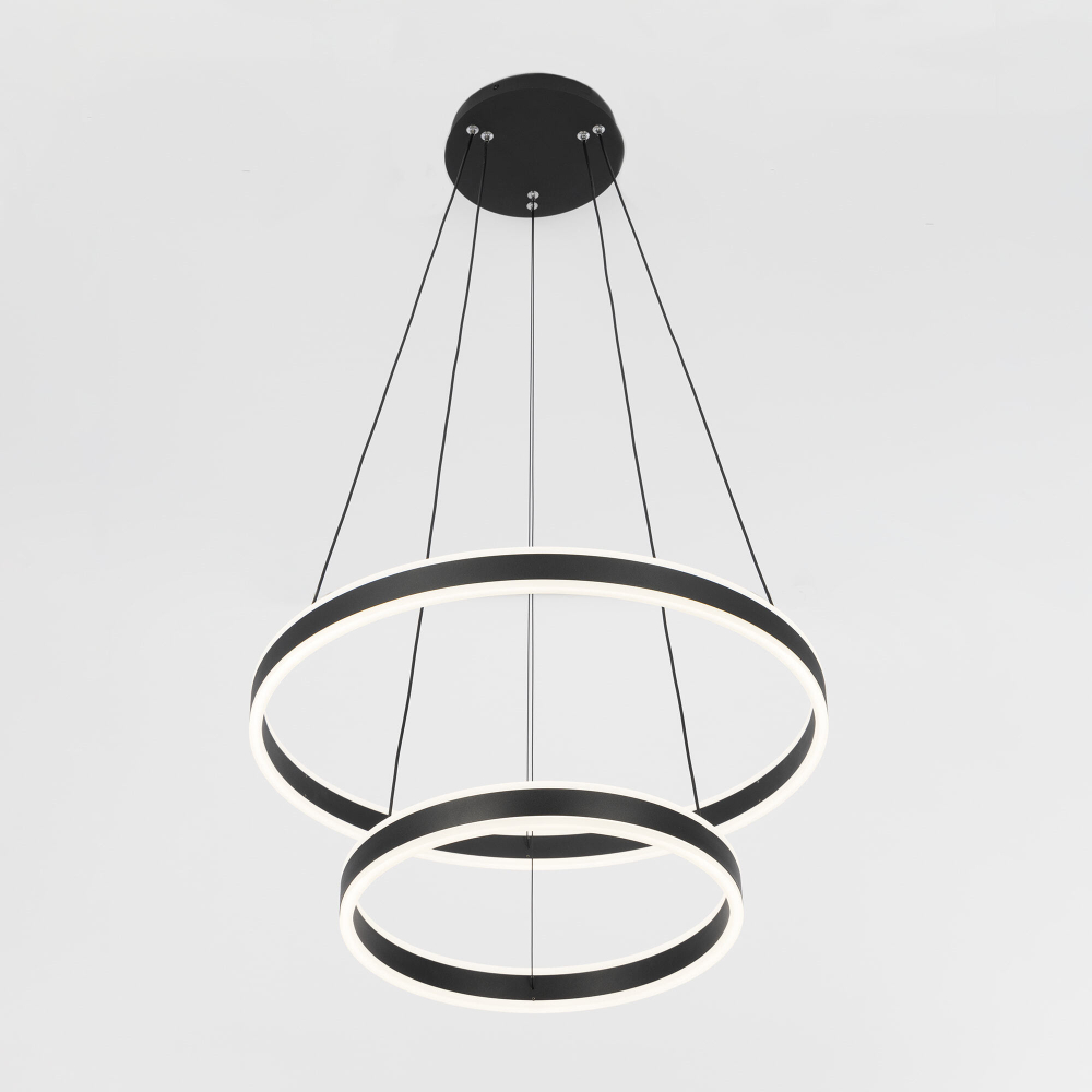 Citilux Дуэт CL719641 LED Люстра подвесная с пультом Чёрная