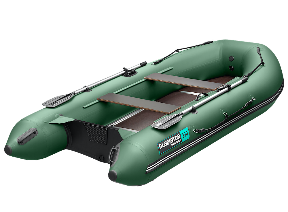 Лодка ПВХ Gladiator Light B330 с фанерным полом -
