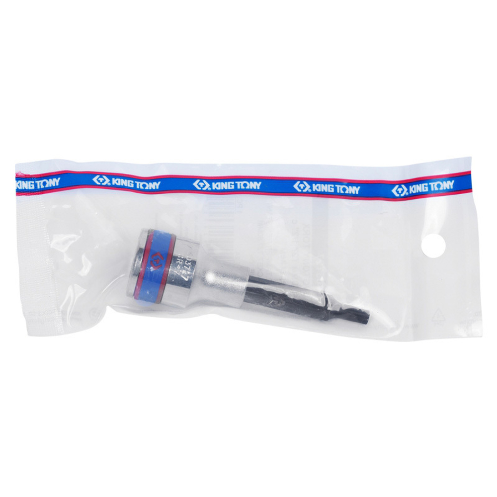 Насадка (бита) торцевая 1/2", TORX с отверстием, T27, L = 80 мм KING TONY 403727