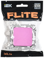 FLITE Выключатель 1-клавишный 10А ВС11-1-0-ФлПр пурпурный IEK