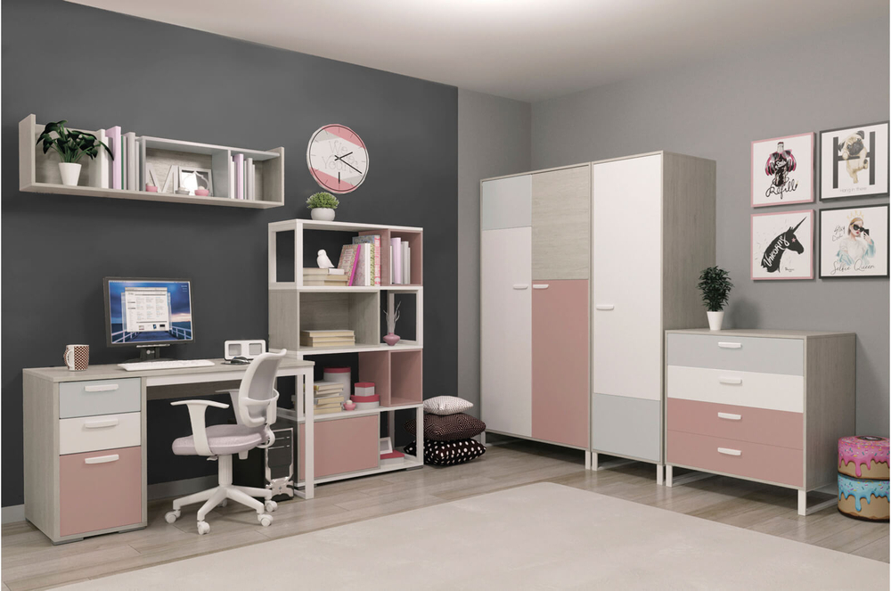 Полка навесная НП1 LIBERTY PINK (Либерти пинк)