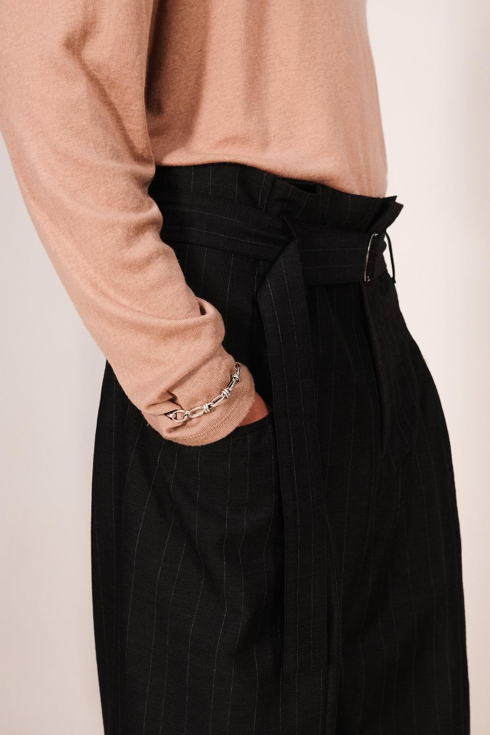 ZARA БРАСЛЕТ С МЕТАЛЛИЧЕСКИМИ ЗВЕНЬЯМИ, СЕРЕБРЯНЫЙ