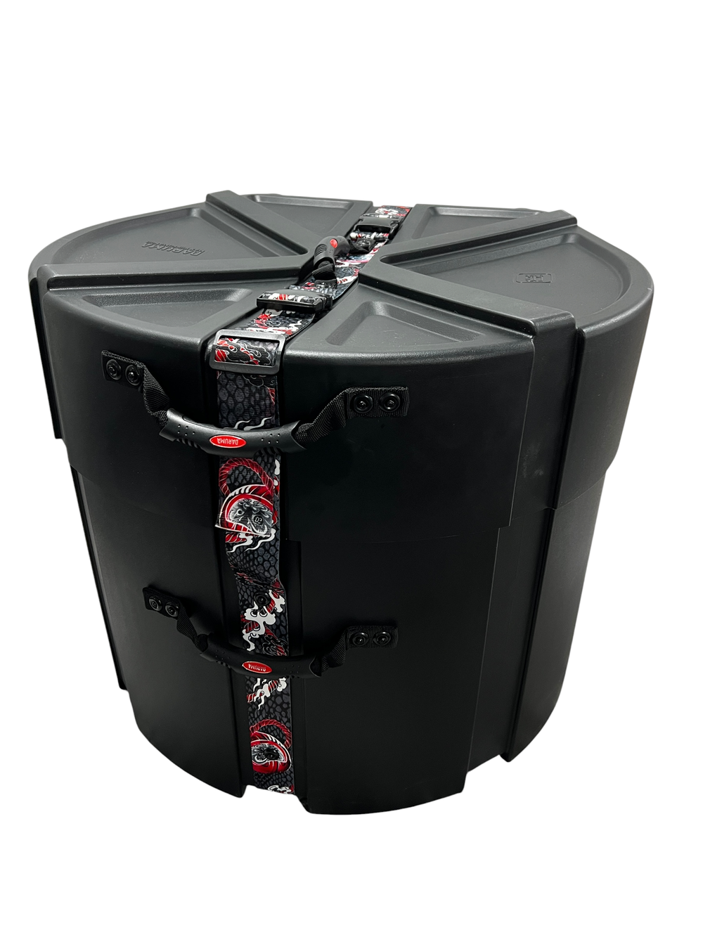 Ударопрочный кейс DGCASE DARUMA 22-18V - для басс (большого) барабана, ЧЕРНЫЙ, отделка велюр
