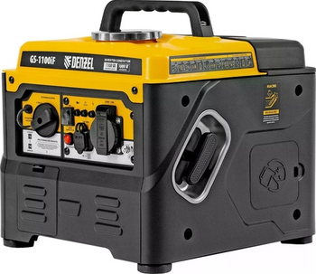 Генератор инверторный Denzel GS-1100iF, 1,1 кВт, 230 В, ручной старт