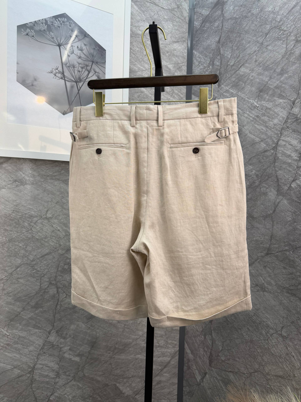 Льняные шорты Brunello Cucinelli