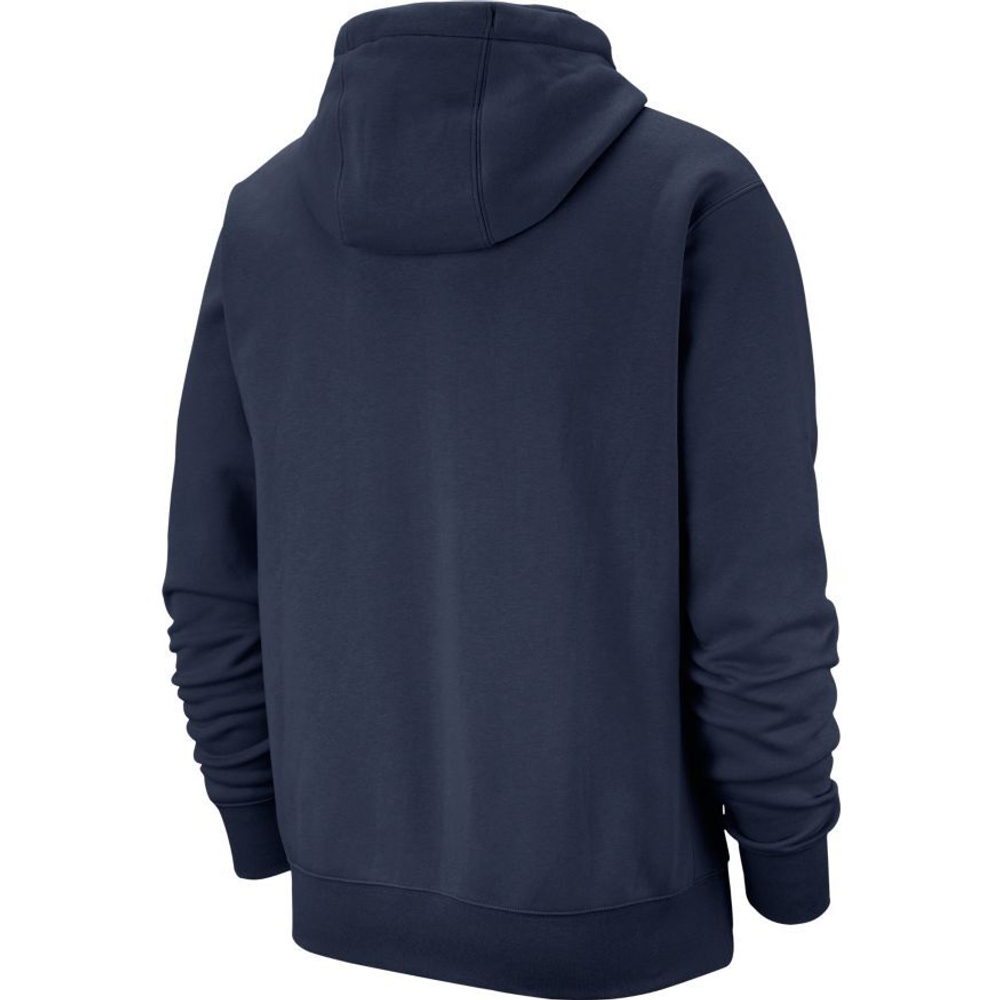Мужская теннисная кофта Nike Sportswear Club Hoodie PO BB - midnight navy/midnight navy/white