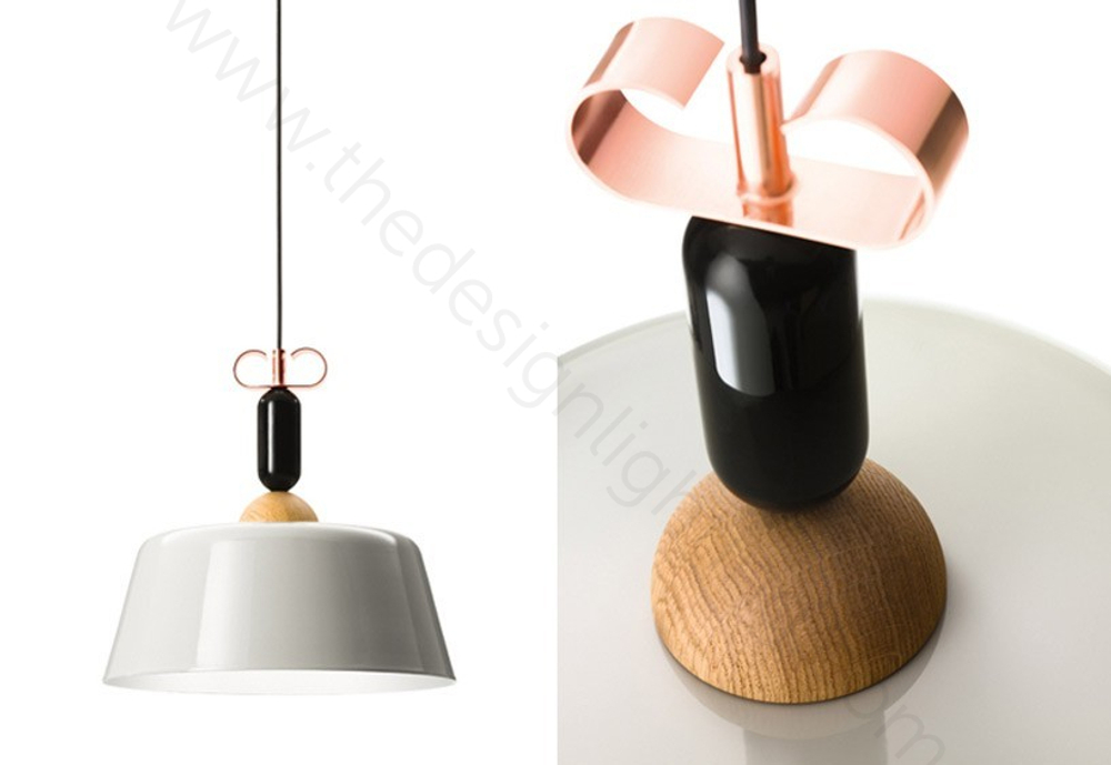 Pendant design lamp  Bon Ton N3E1 by YUUE Design Studio (Grey)
