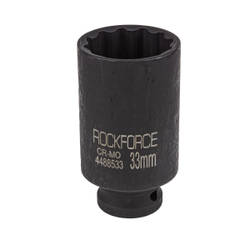 Головка ударная глубокая 33мм (12гр.), 1/2'' RockForce RF-4488533