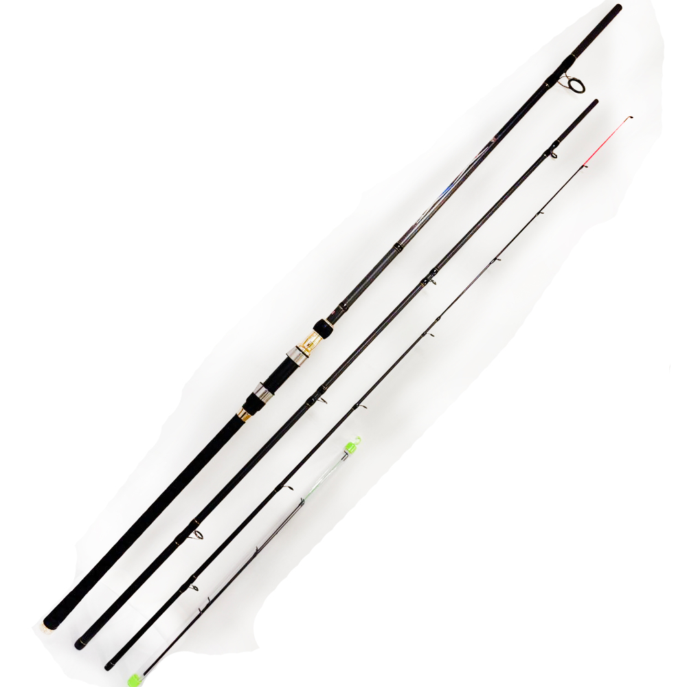 Удилище фидерное телескопическое с 360 до 410 см. AMAGU carbon 98% до 180гр.