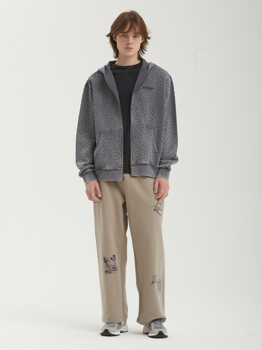 Мужская Толстовка Ripngems Zip Up
