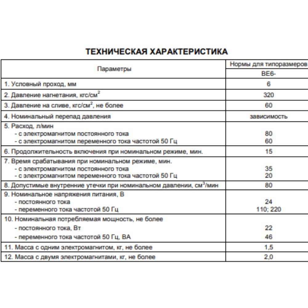 Гидрораспределитель ВЕ6.64 В110 УХЛ4