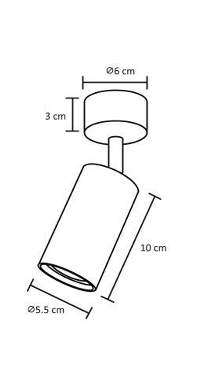 Спот Arte Lamp AQUARIUS A3216PL-1WH, 1хGU10