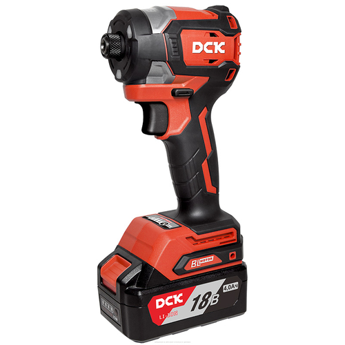 DCK (KDPL208EM) Шуруповерт аккум, 2*4А/ч, HEX-impact, 208нм, 3 скорости, подсветка