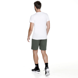 Мужское теннисное поло Quiet Please Camou Advantage Logo Men - White, Black