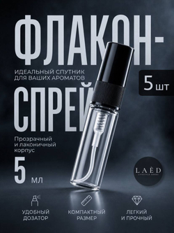Атомайзеры для духов 5 мл, флаконы для распива и отливантов с распылителем, стеклянные тревел-флаконы, набор 10 шт
