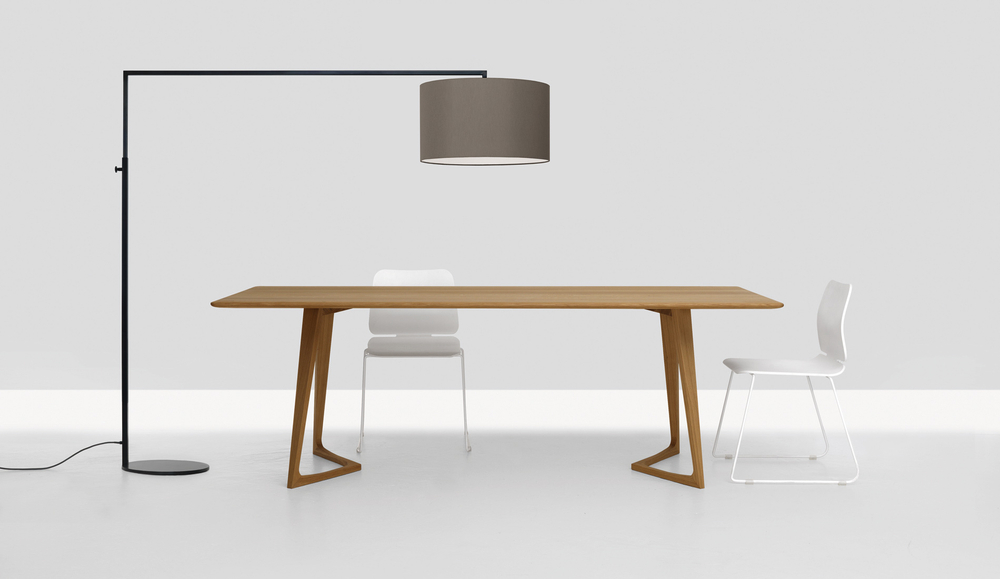Floor design lamp  High Noon by Zeitraum (White)
