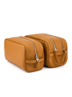 Toiletry bag LEMAN NEW M caramel color