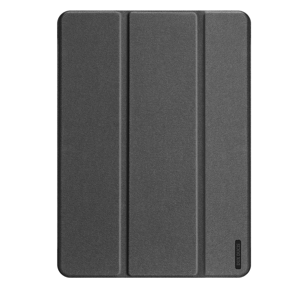 Чехол книжка черного цвета для планшета Samsung Galaxy Tab S11, серия Domo Series (с держателем для S Pen и функцией автоматического перехода в спящий режим) от Dux Ducis