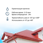 Герметик TYTAN Professional каучуковый для кровли, бесцветный, 310 ml