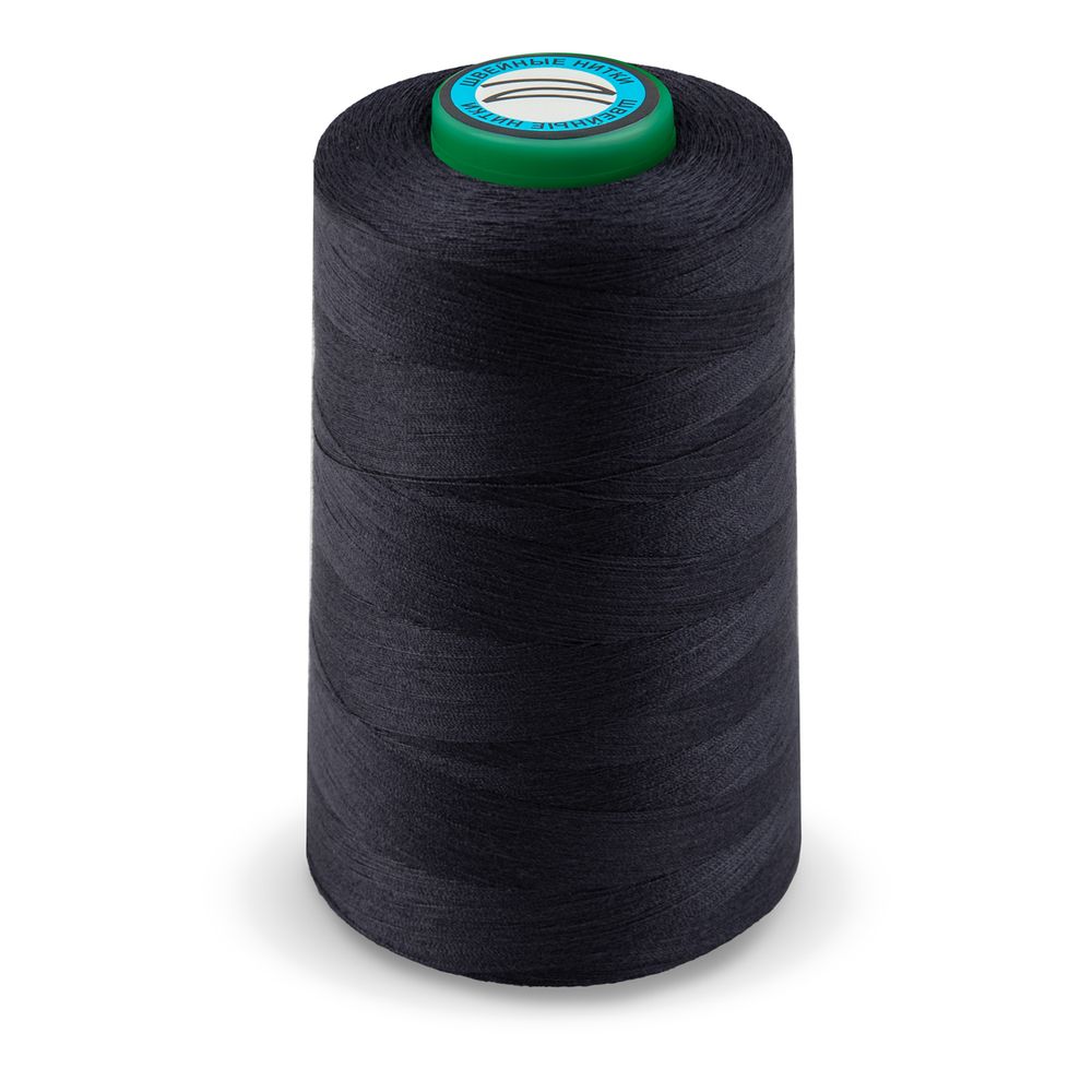 Нитки универсальные Nitka 40/2, 4570 м (5000 ярд) / 1 кат., 375 т.т.серый