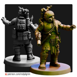 Chaos Renegade Гвардеец ренегат с лазганом миниатюра для AOS,Waha, Настольная игра, НРИ, Варгейм, РПГ