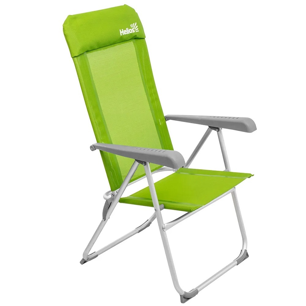 Складное кресло-шезлонг с регулировкой спинки Helios HS-180/HS-211 (до 120кг)