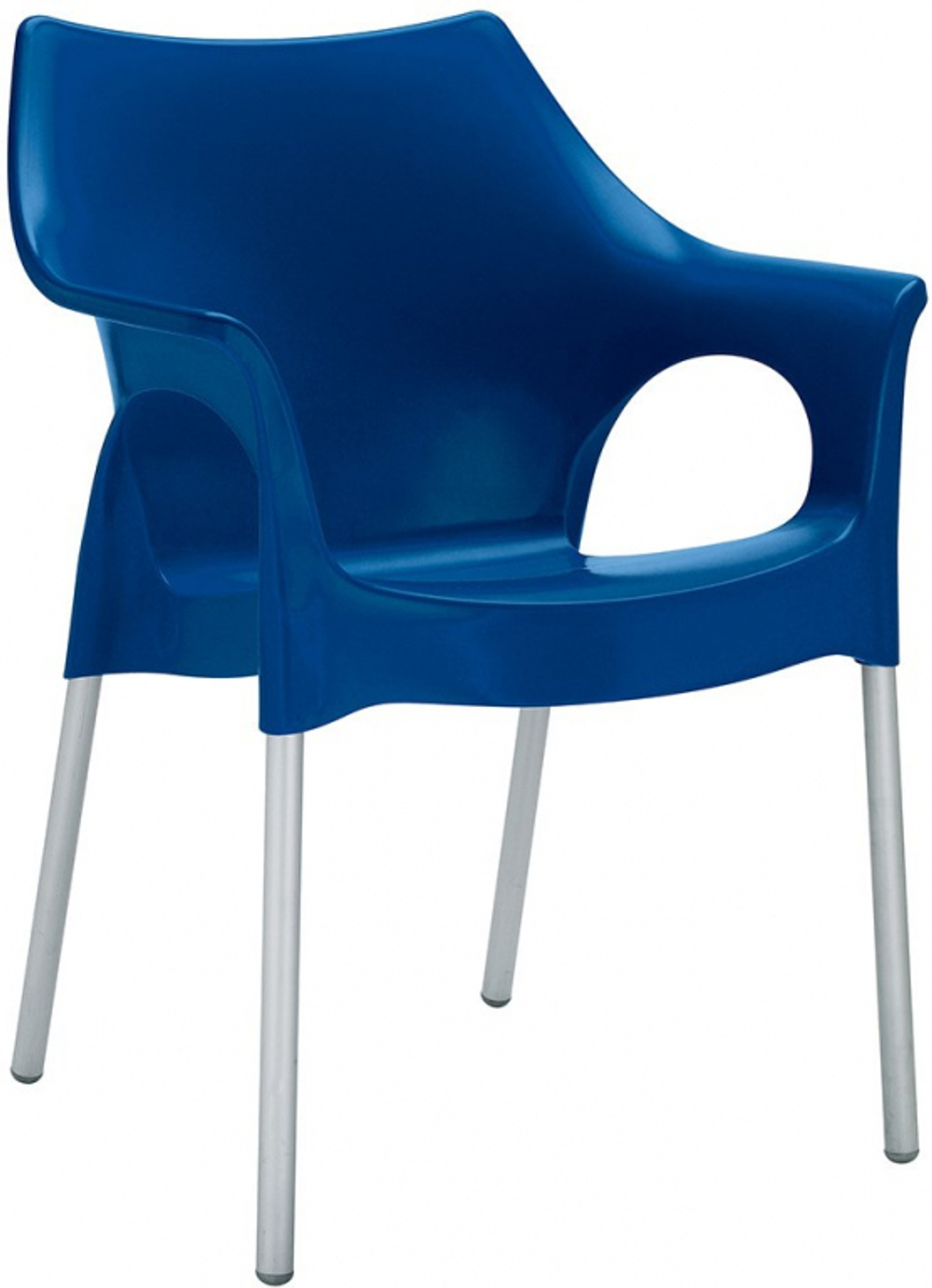 Кресло пластиковое Scab Design Ola, синий
