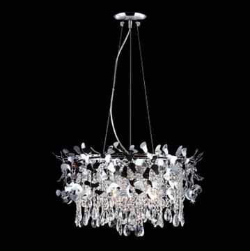 Люстра подвесная Romeo SP10 D600 хром Crystal Lux