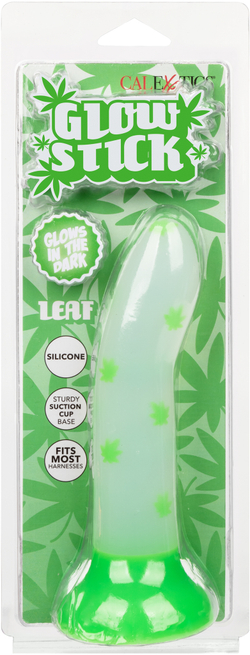 Светящийся фаллоимитатор Glow Stick Leaf