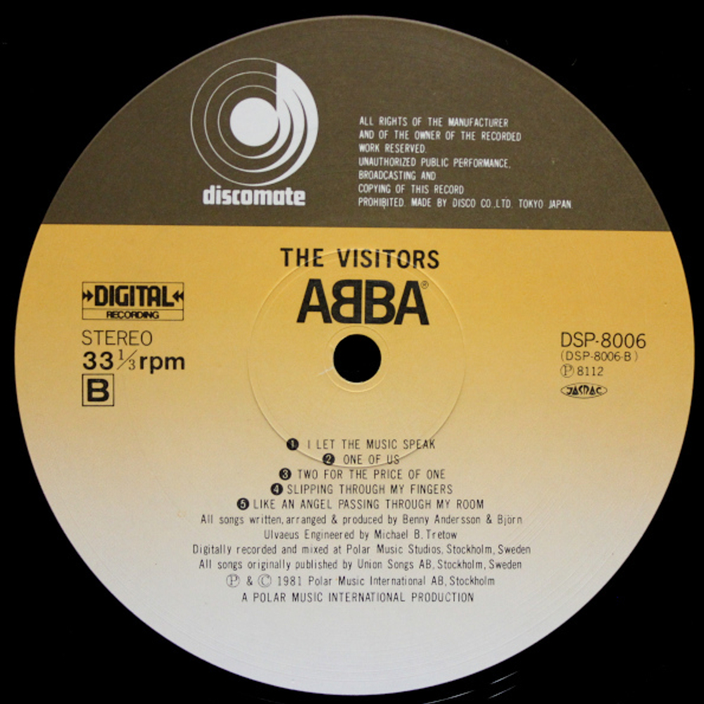ABBA / The Visitors (LP)