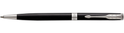 Шариковая ручка Parker Sonnet Slim Lacquer Deep Black CT