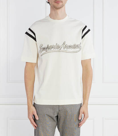Футболка Emporio Armani - экрю(6R1TDP 1JWZZ)