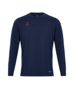 Футболка баскетбольная с длинным рукавом DIVISION PerFormDRY Pre-Match Longsleeve Jersey, темно-синий