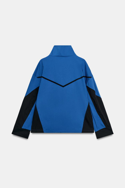 ZARA КОМБИНИРОВАННАЯ ТЕХНИЧЕСКАЯ КУРТКА — ZW COLLECTION, СИНИЙ