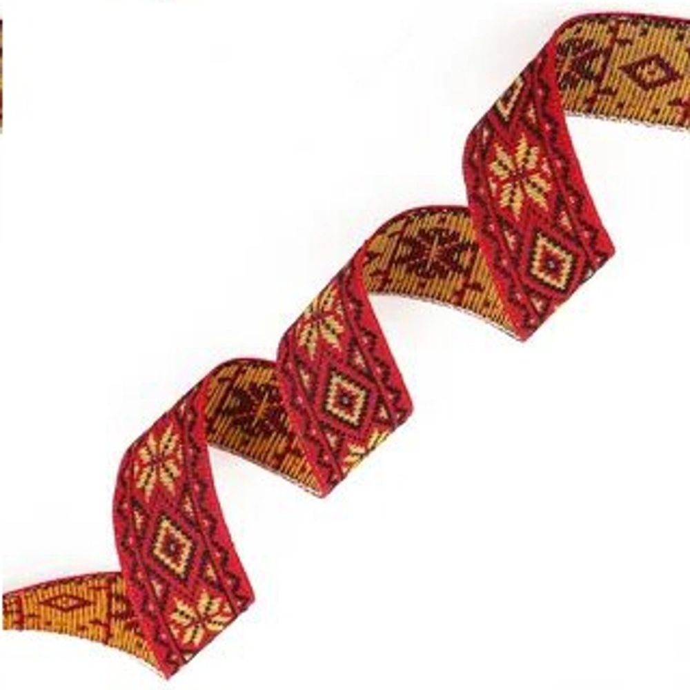 Тесьма жаккард с1852г17, рис.9473, ш. 2,4 см