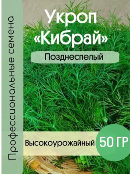 Укроп поздний на зелень и специи Кибрай 50гр