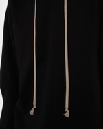 RICK OWENS DRKSHDW ХУДИ ЧЕРНАЯ CAPE SLEEVE JUMBO