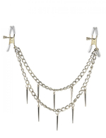 Зажимы для сосков Rock Hard Nipple Clamps (Цвет: серебро)