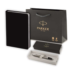Подарочный набор: Шариковая ручка Parker IM M + Ежедневник