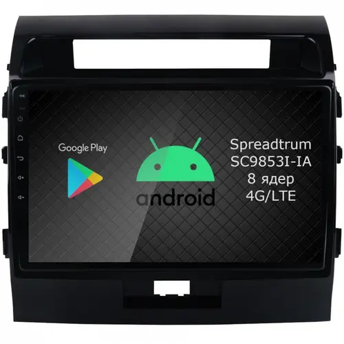 Магнитола для Toyota Land Cruiser 200 2007-2015 (экран климата внизу) - Airok RI-1111 Android 12, Быстрая, SIM-слот